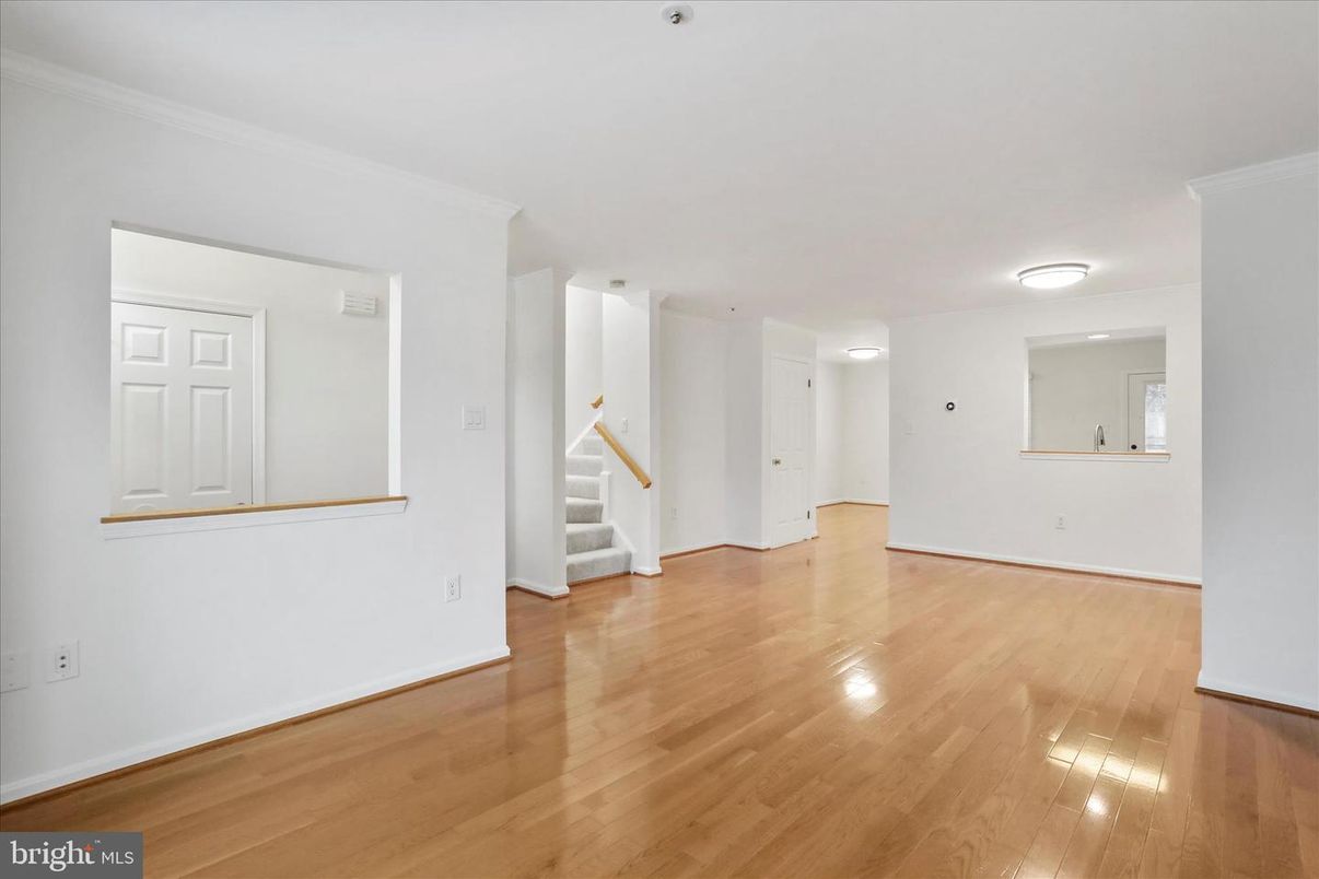 Empty room, Interior, Wood Texture Flooring