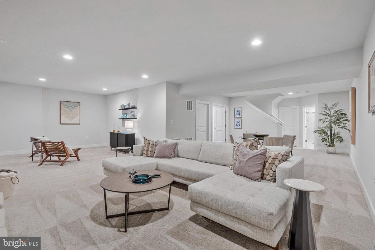 Interior, Living room, Recessed Lighting