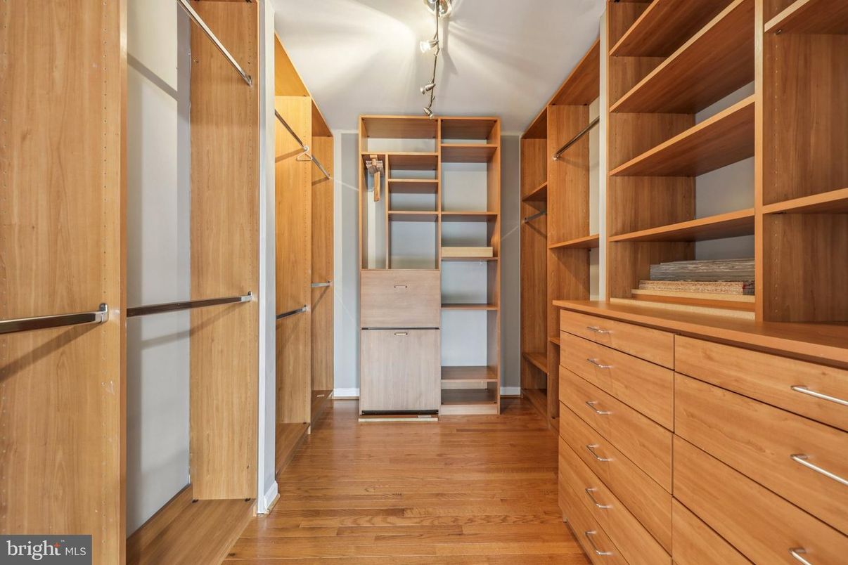 Interior, Walk-in Closets, Wood Texture Flooring