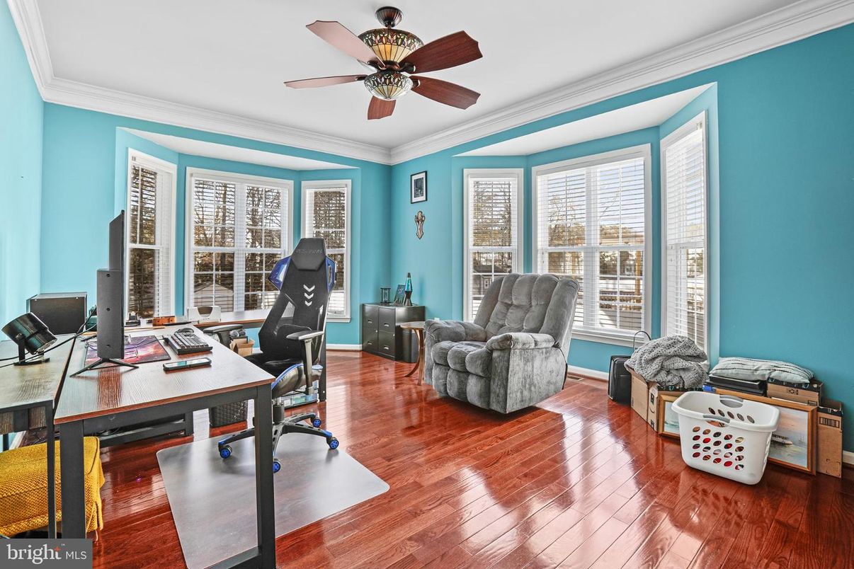 Home Office, Interior, Wood Texture Flooring