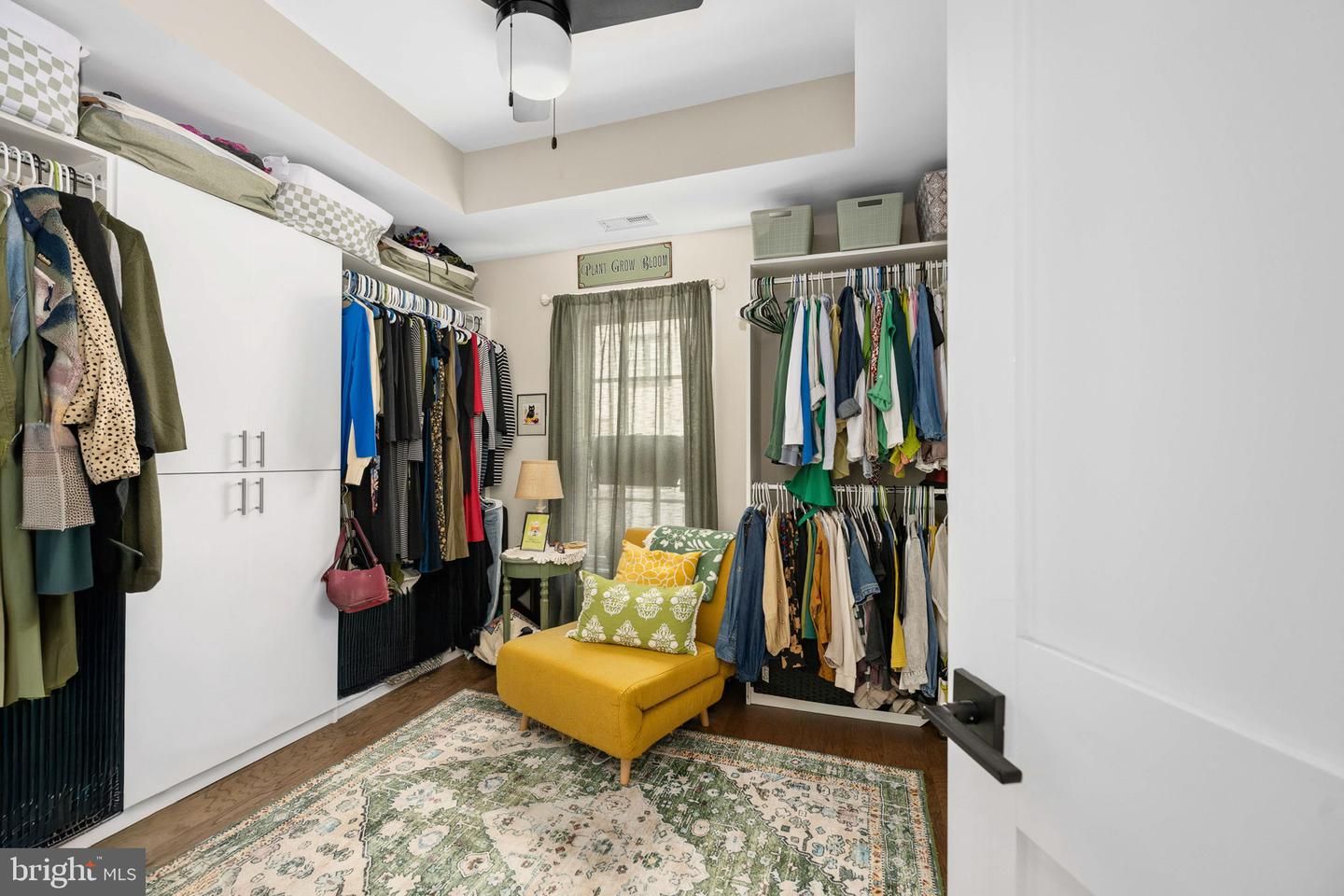 Interior, Walk-in Closets, Wood Texture Flooring