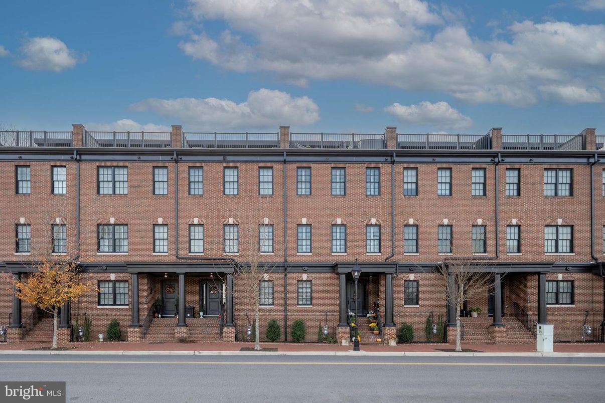 Exterior, Facade, Brick Facade, Condo Building