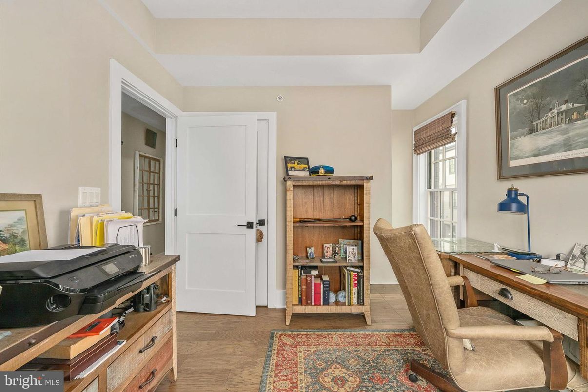 Home Office, Interior, Wood Texture Flooring
