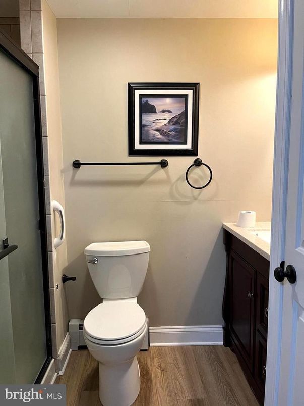 Bathroom, Interior, Wood Texture Flooring