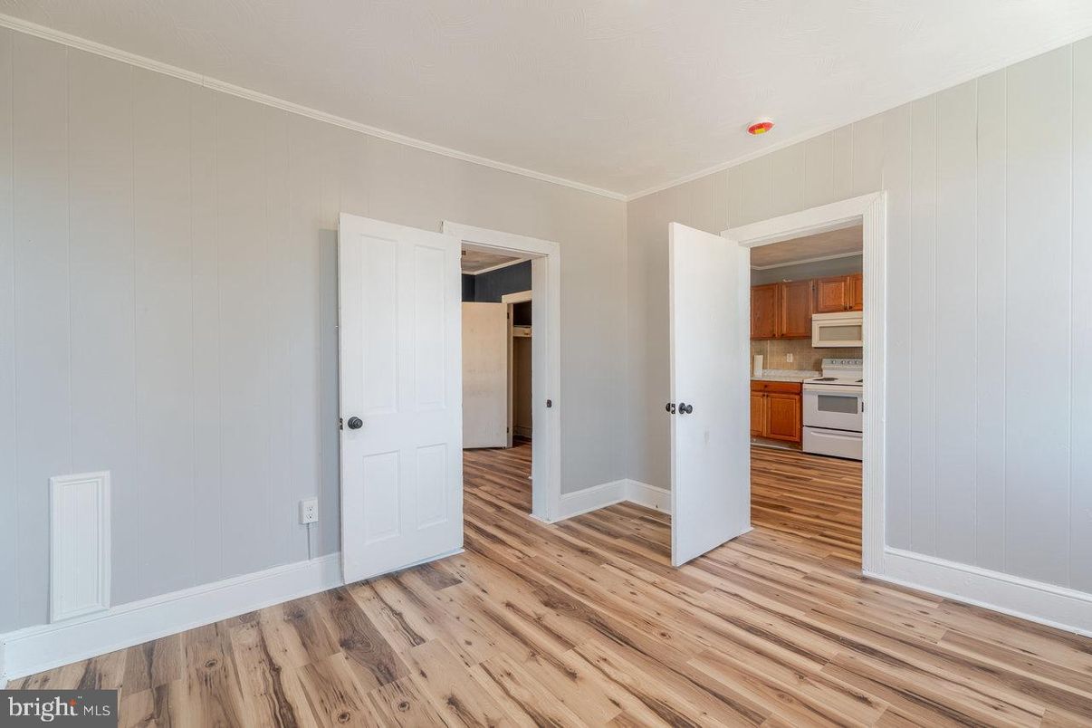 Empty room, Interior, Kitchen, Wood Texture Flooring