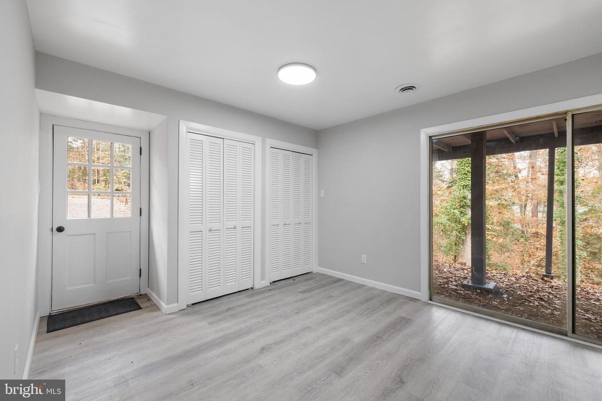 Empty room, Interior, Wood Texture Flooring