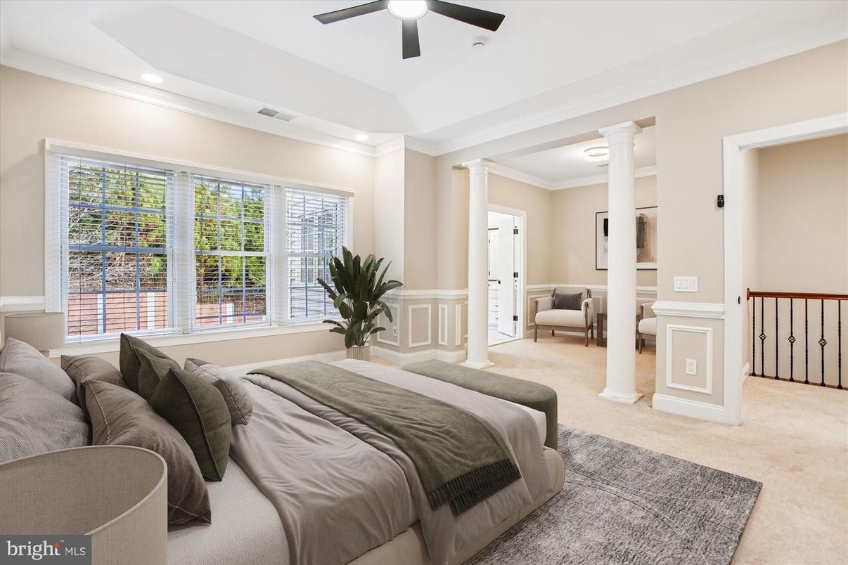 Bedroom, Interior, Recessed Lighting