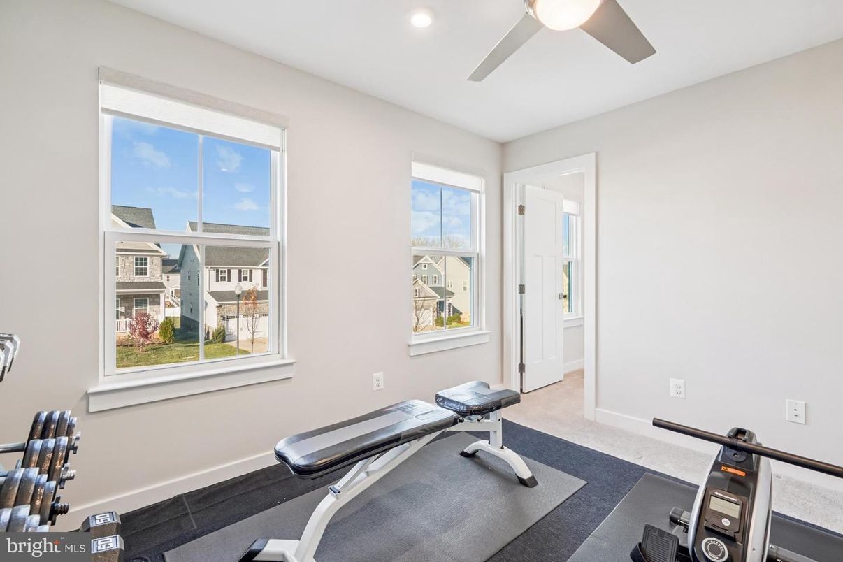 Fitness Equipment, Interior, Recessed Lighting