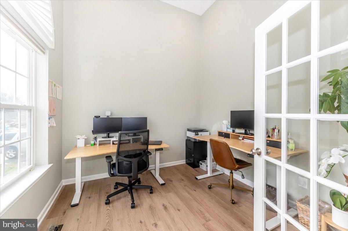 Home Office, Interior, Wood Texture Flooring