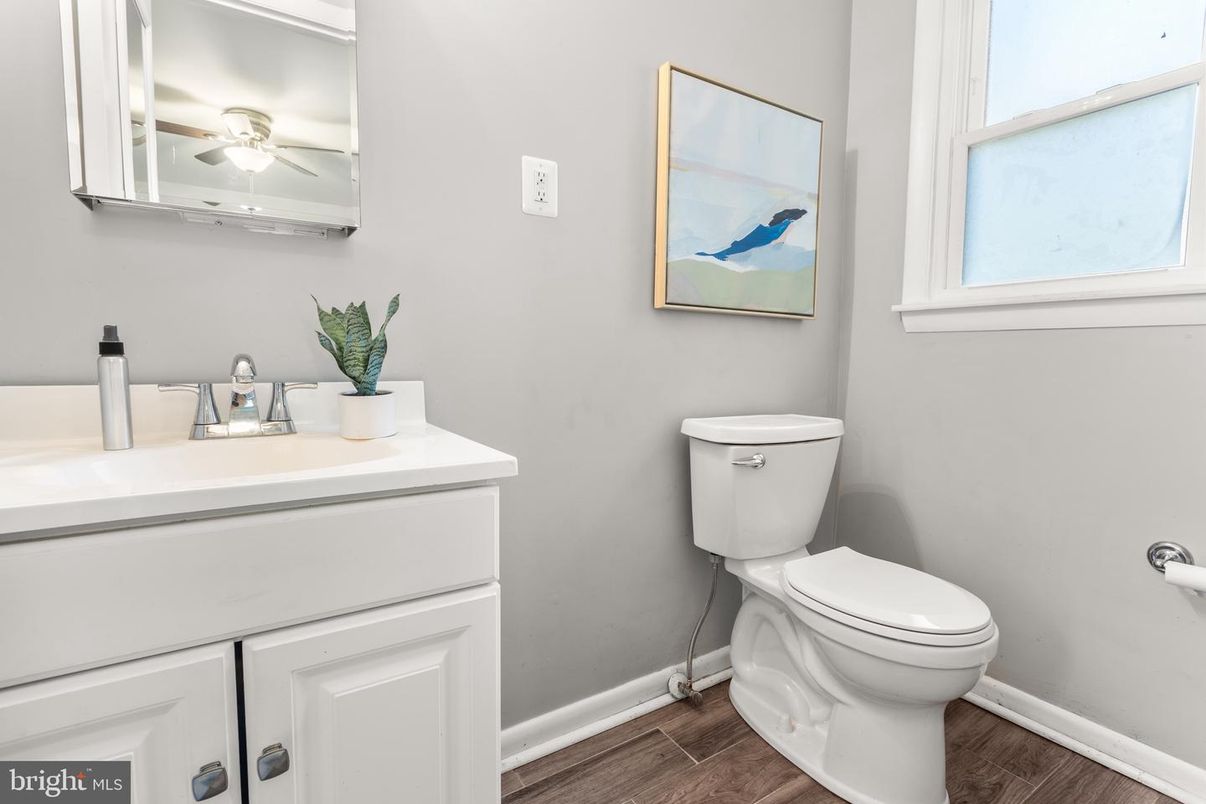 Bathroom, Interior, Wood Texture Flooring