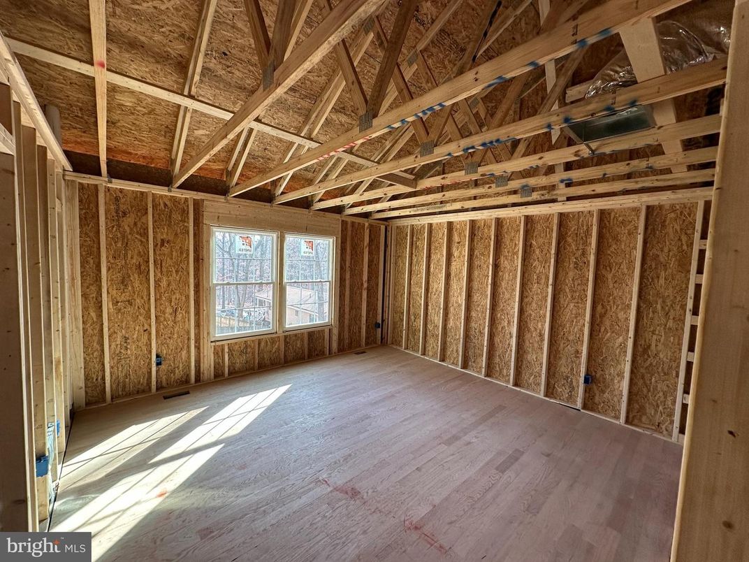 Empty room, Interior, Wooden Beams, Wooden Ceilings, Wood Texture Flooring, Wooden Walls