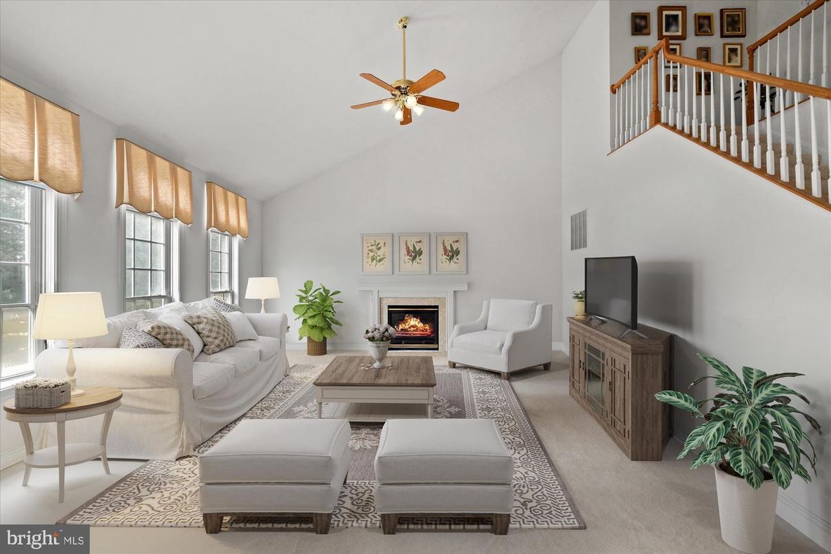 Fireplace, Interior, Living room