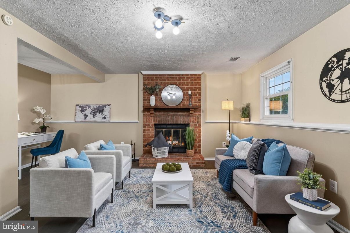 Fireplace, Interior, Living room, Stone Walls