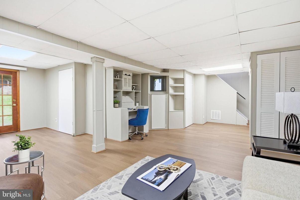 Home Office, Interior, Wood Texture Flooring