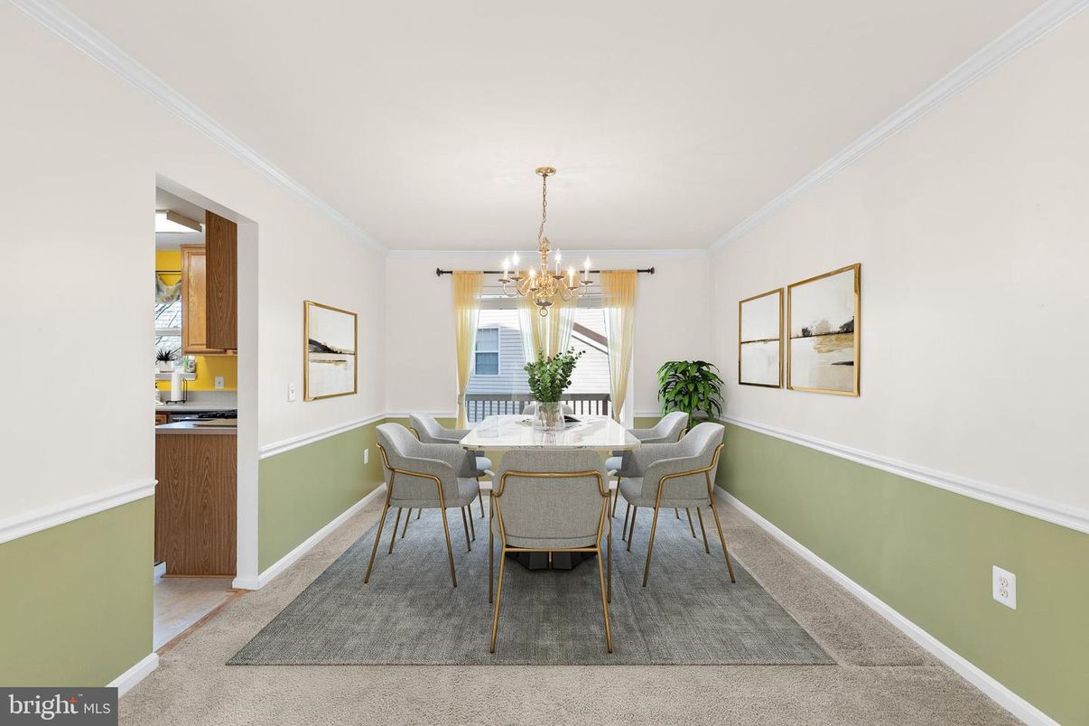 Chandelier, Dining room, Interior