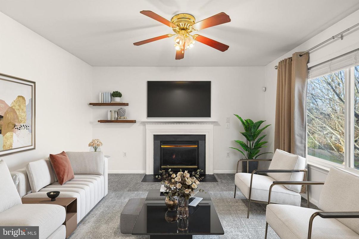 Fireplace, Interior, Living room