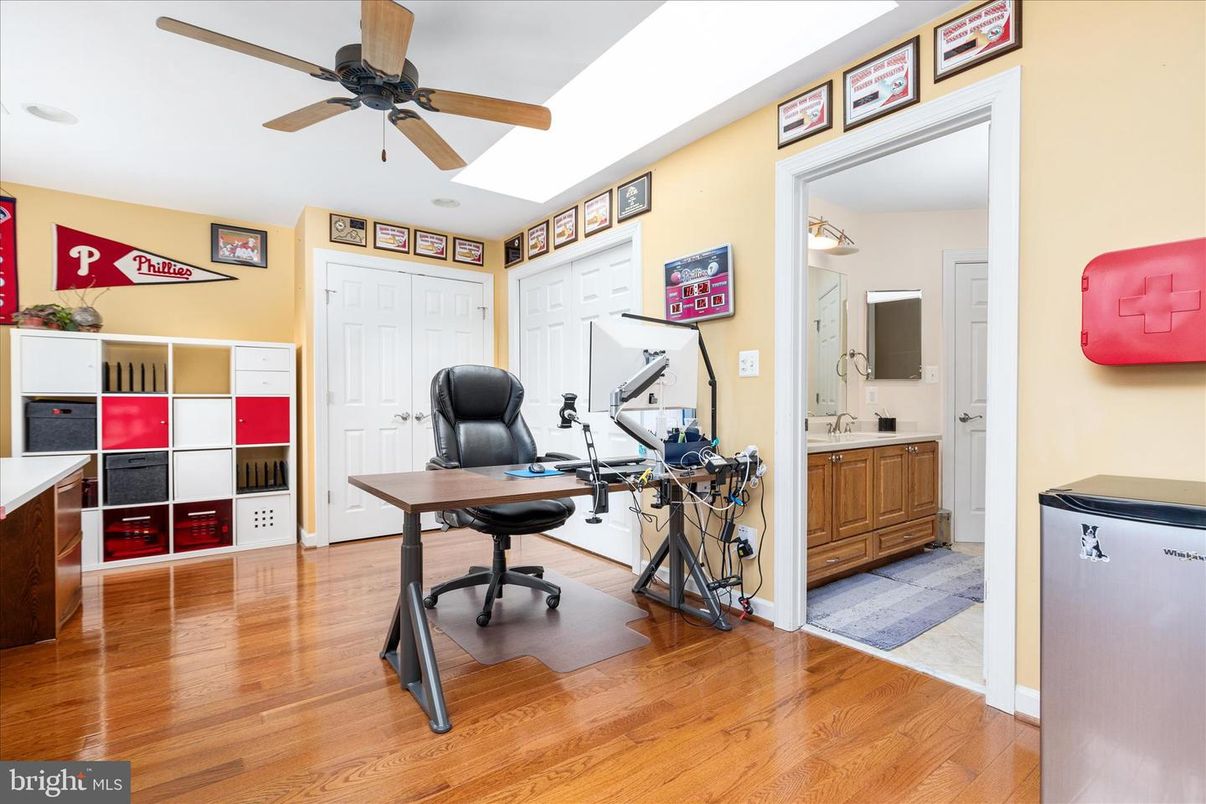 Home Office, Interior, Wood Texture Flooring