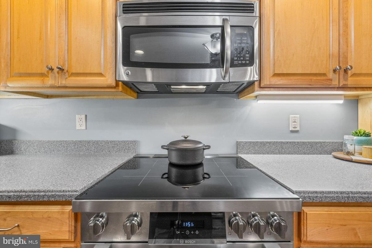 Interior, Kitchen, Stainless Steel Appliances, Tile Countertops