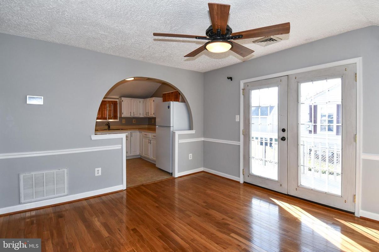 Empty room, Interior, Kitchen, Wood Texture Flooring