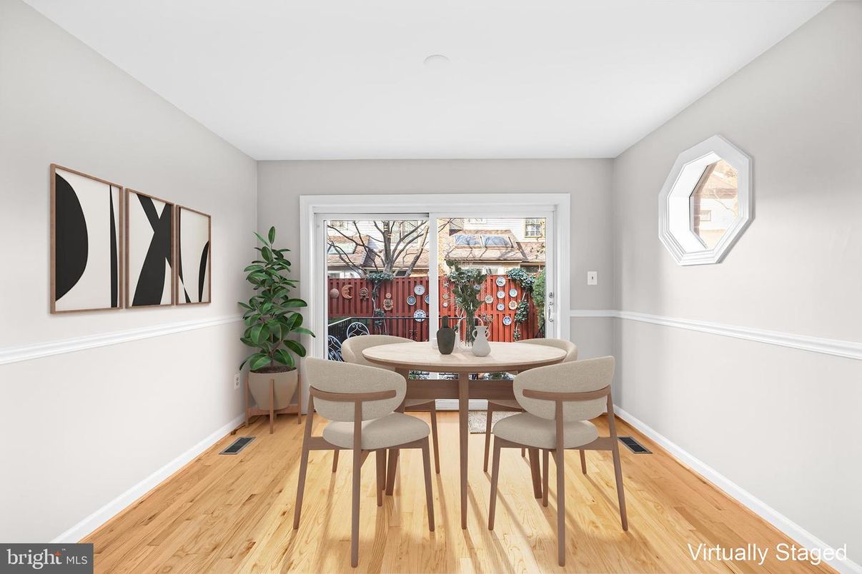 Dining room, Interior, Wood Texture Flooring