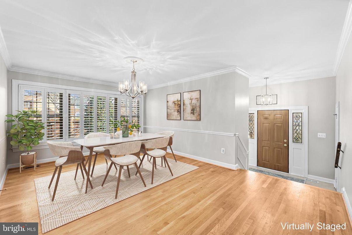 Chandelier, Dining room, Interior, Pendant Lights, Wood Texture Flooring