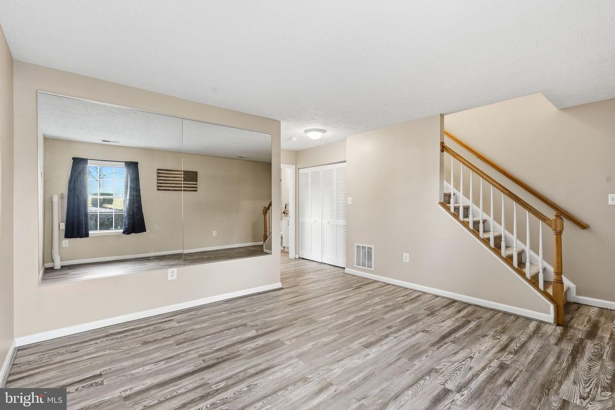 Empty room, Interior, Wood Texture Flooring