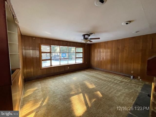 Empty room, Interior, Wooden Walls