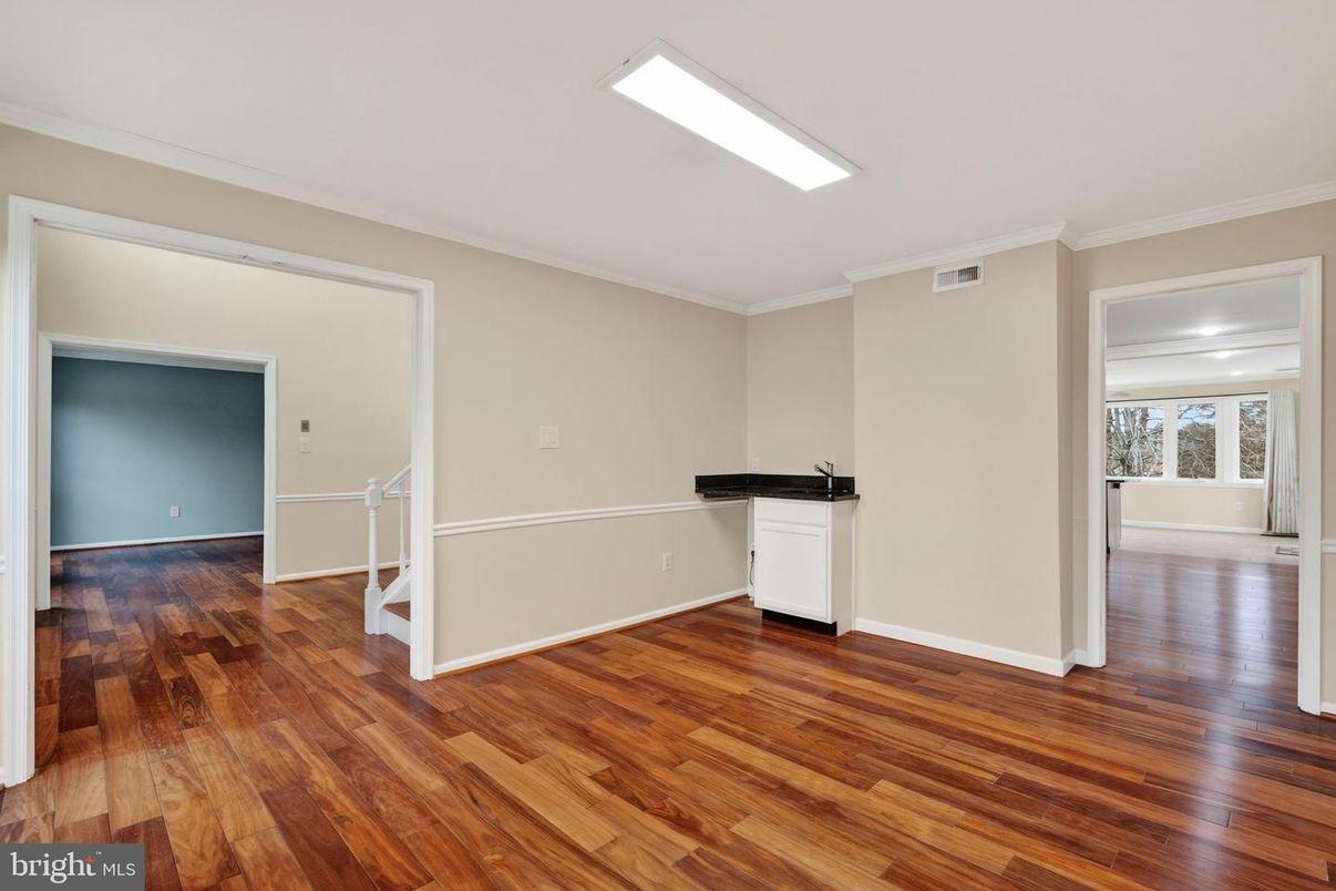 Empty room, Interior, Wood Texture Flooring