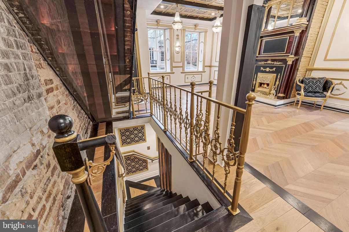 Chandelier, Fireplace, Interior, Pendant Lights, Wood Texture Flooring