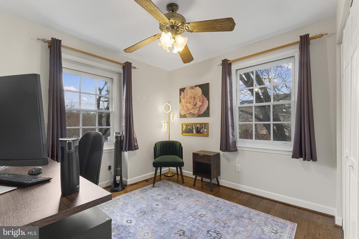 Home Office, Interior, Wood Texture Flooring