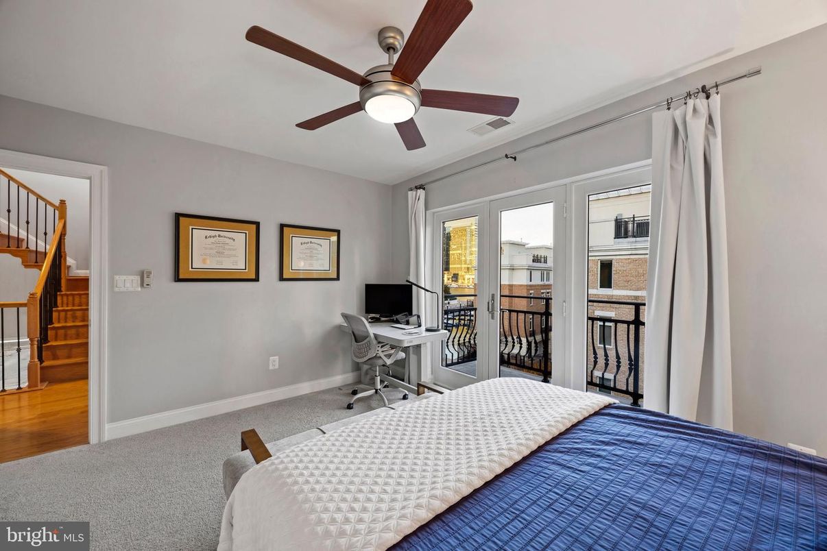 Bedroom, Home Office, Interior, Wood Texture Flooring