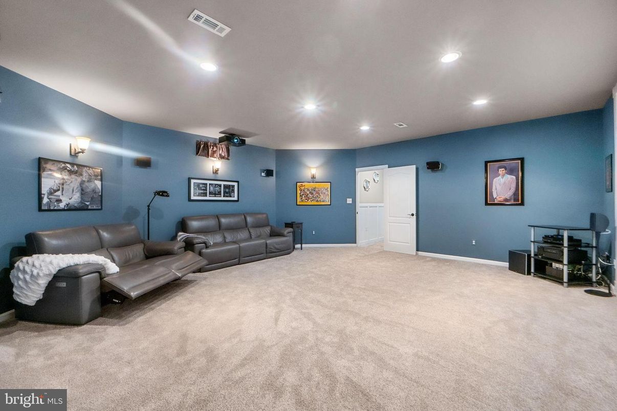 Interior, Living room, Recessed Lighting