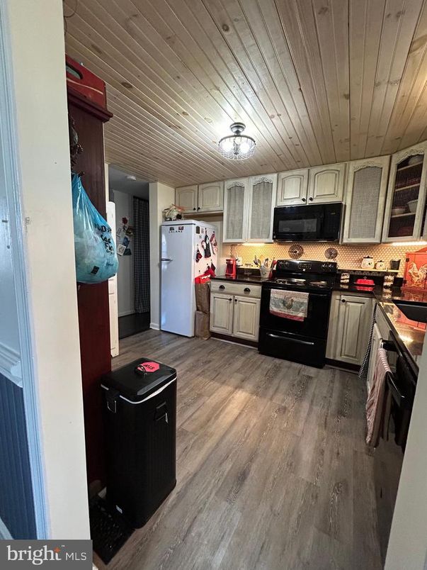 Interior, Kitchen, Wooden Ceilings, Wood Texture Flooring