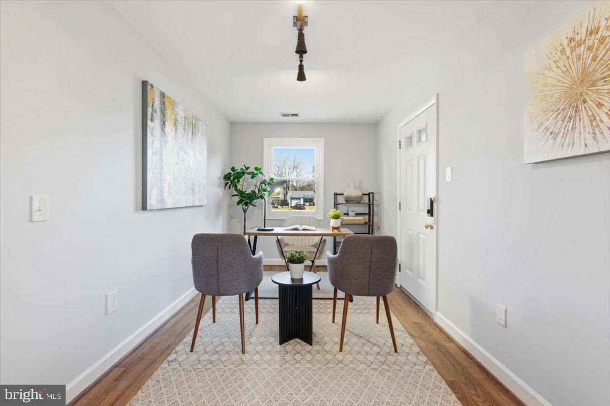 Home Office, Interior, Wood Texture Flooring