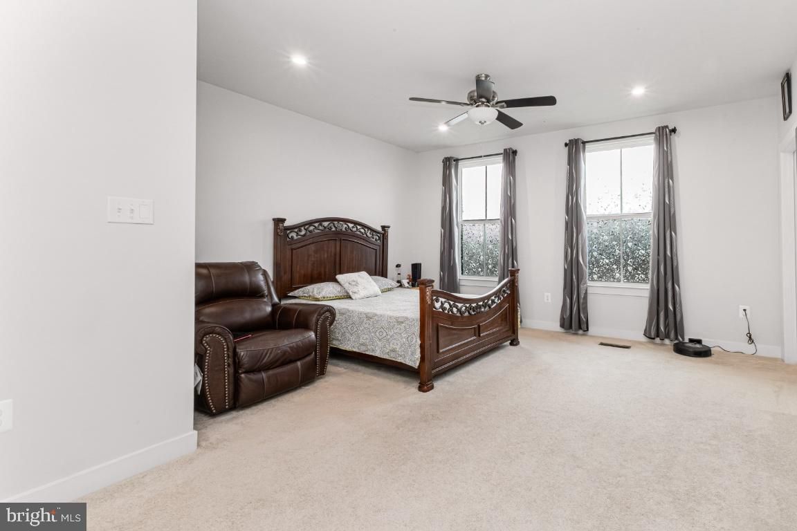 Bedroom, Interior, Recessed Lighting