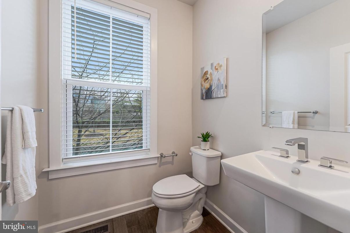 Bathroom, Interior, Wood Texture Flooring