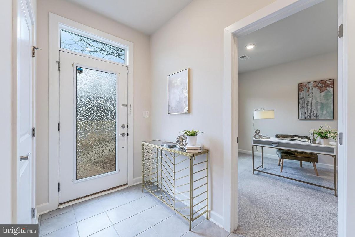 Home Office, Interior, Recessed Lighting