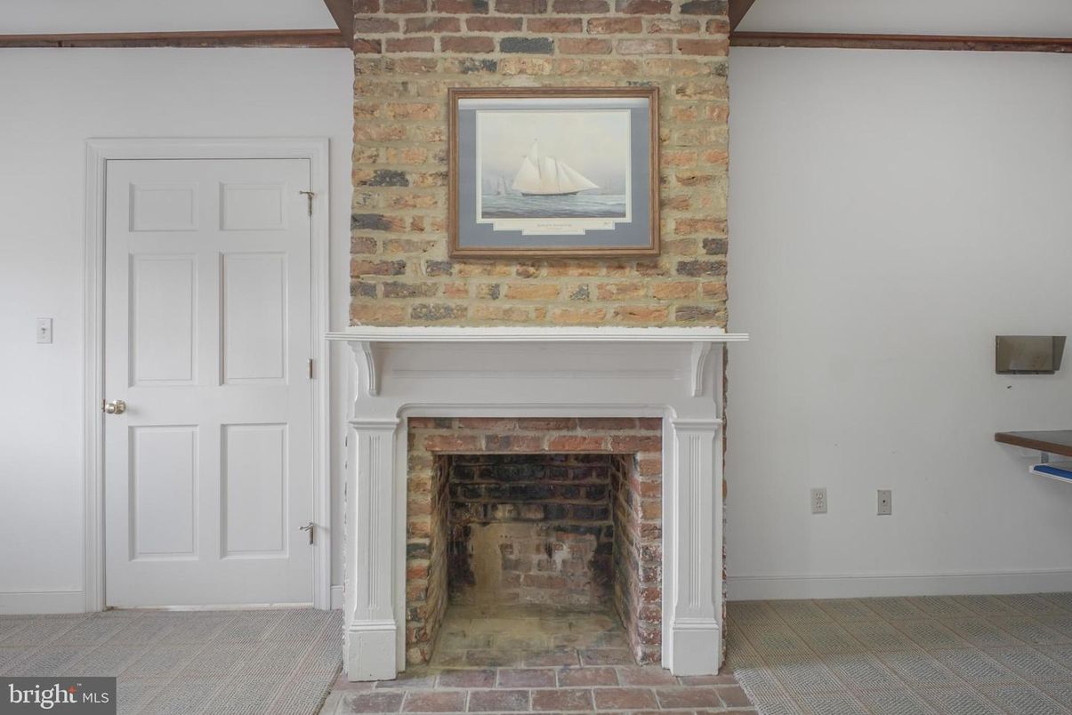 Fireplace, Interior, Stone Walls