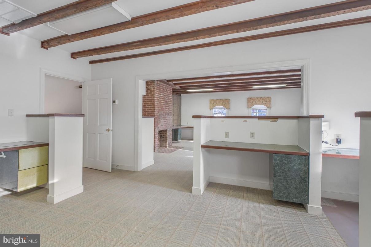 Fireplace, Interior, Stone Walls, Wooden Beams