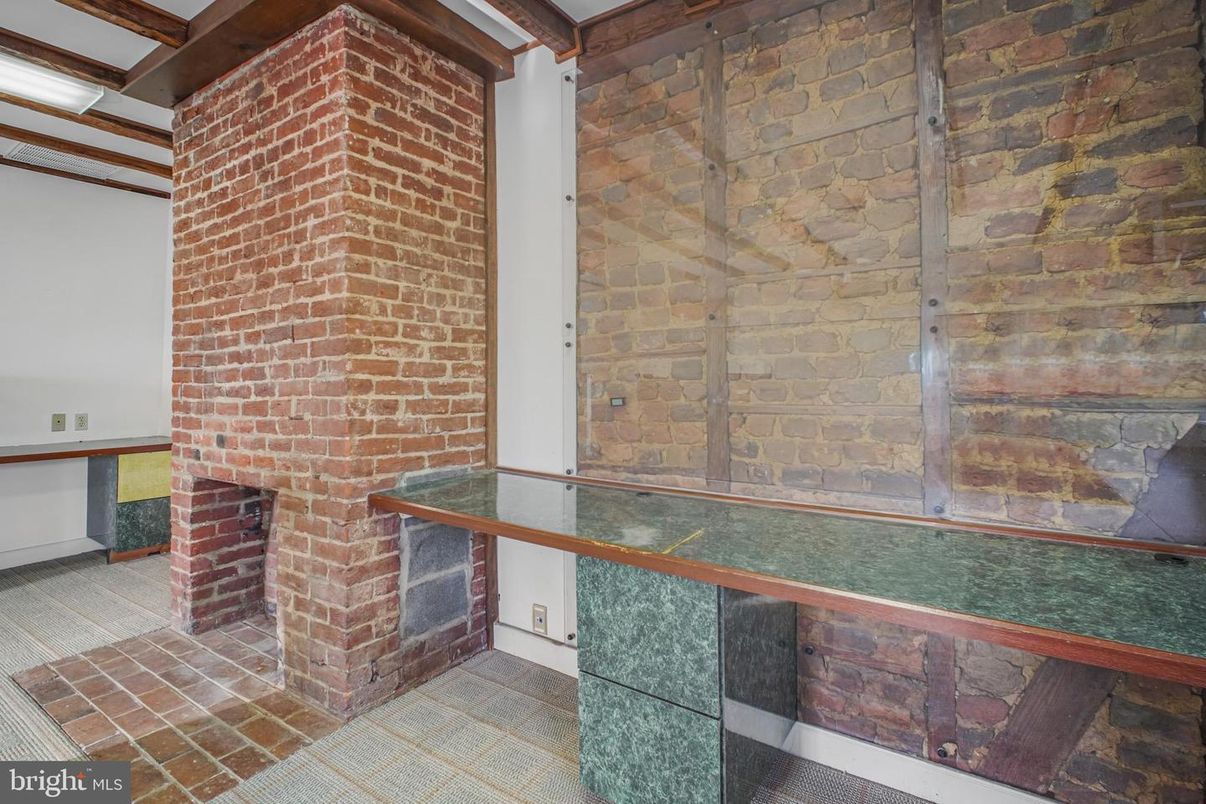 Empty room, Fireplace, Interior, Stone Walls