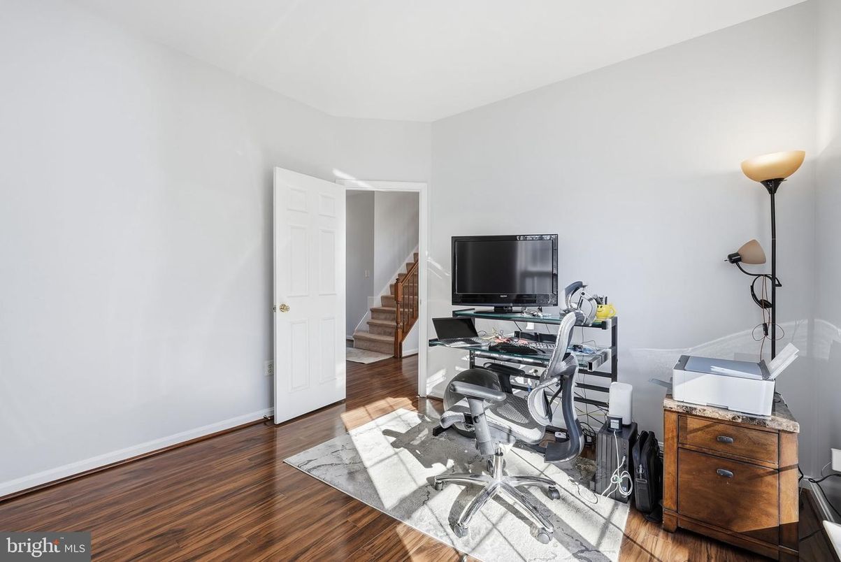 Home Office, Interior, Wood Texture Flooring