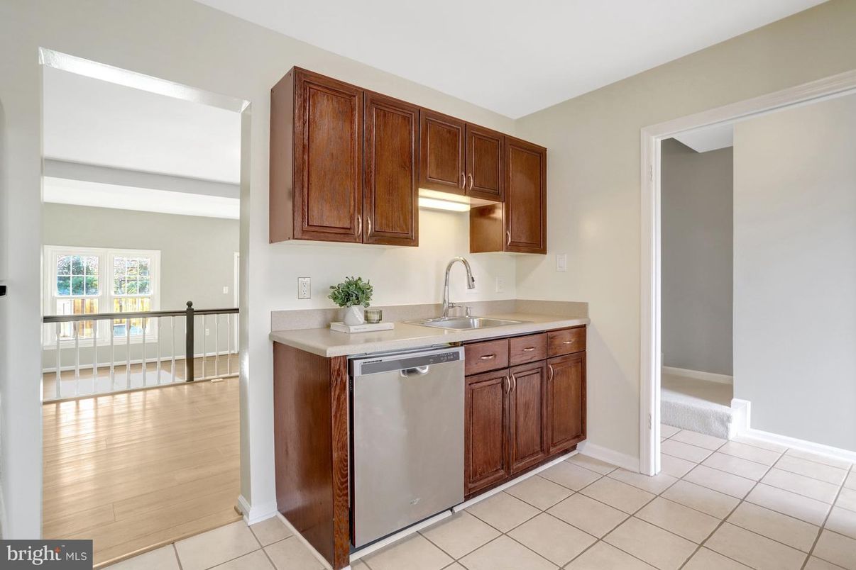 Interior, Kitchen, Wood Texture Flooring