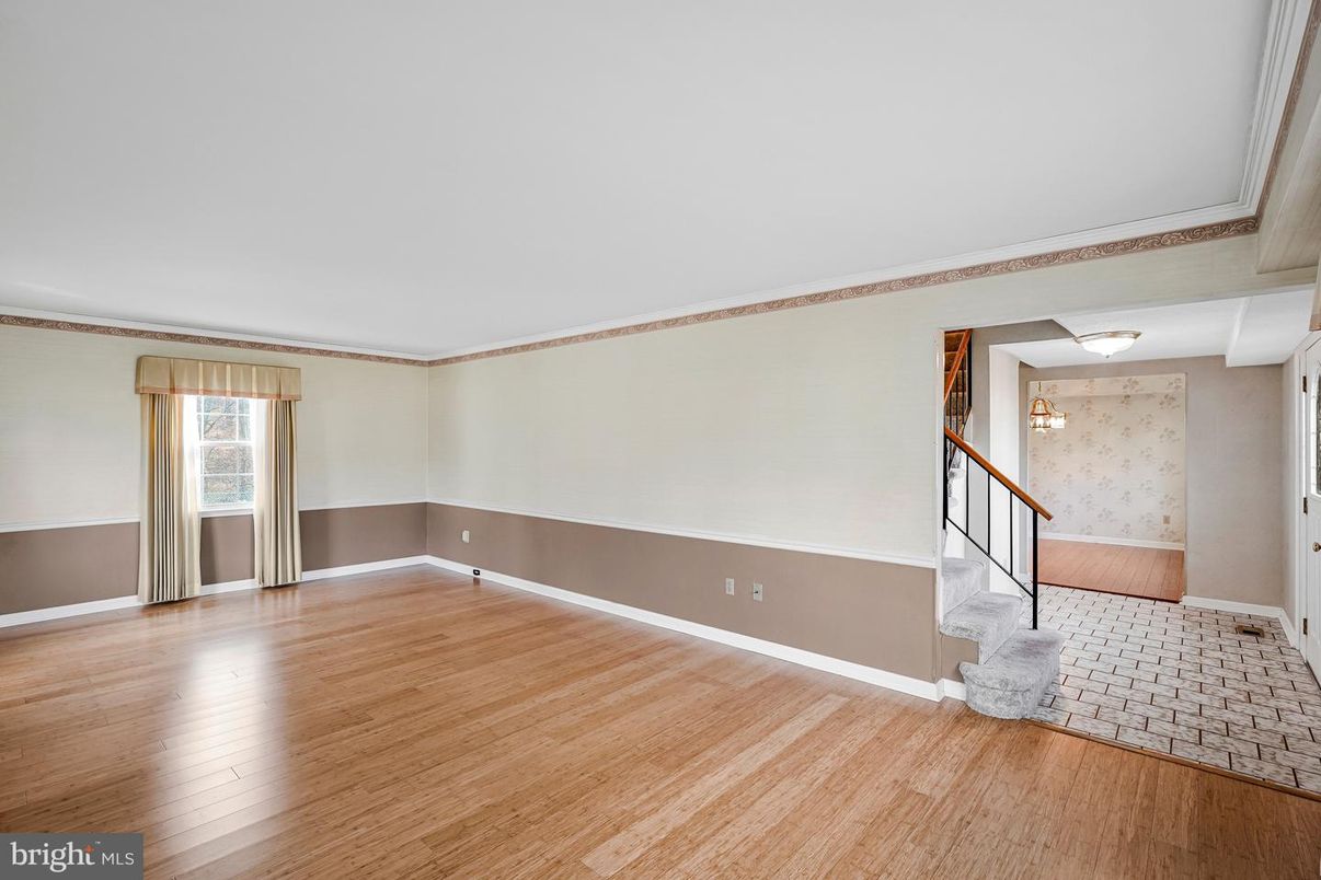 Empty room, Interior, Wood Texture Flooring