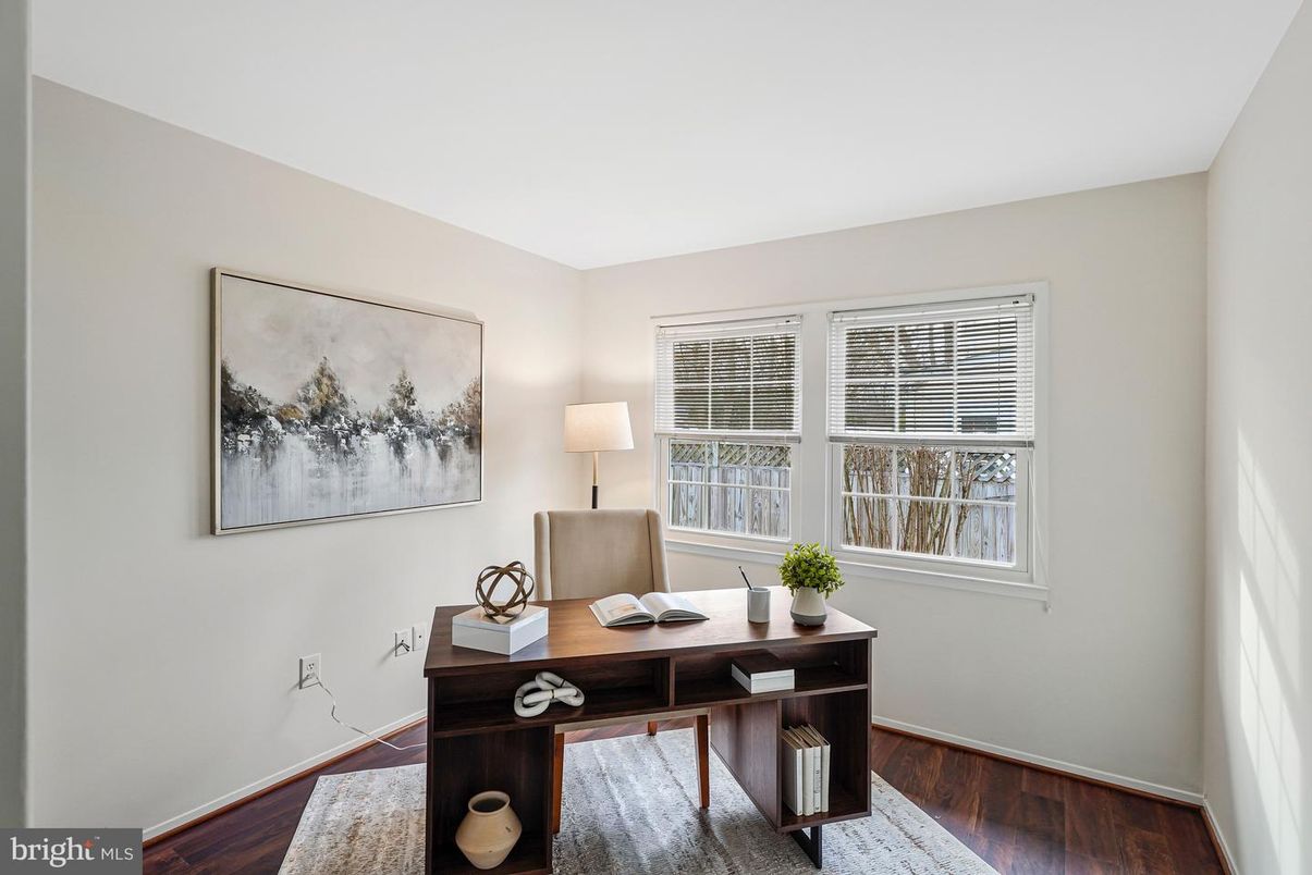 Home Office, Interior, Wood Texture Flooring