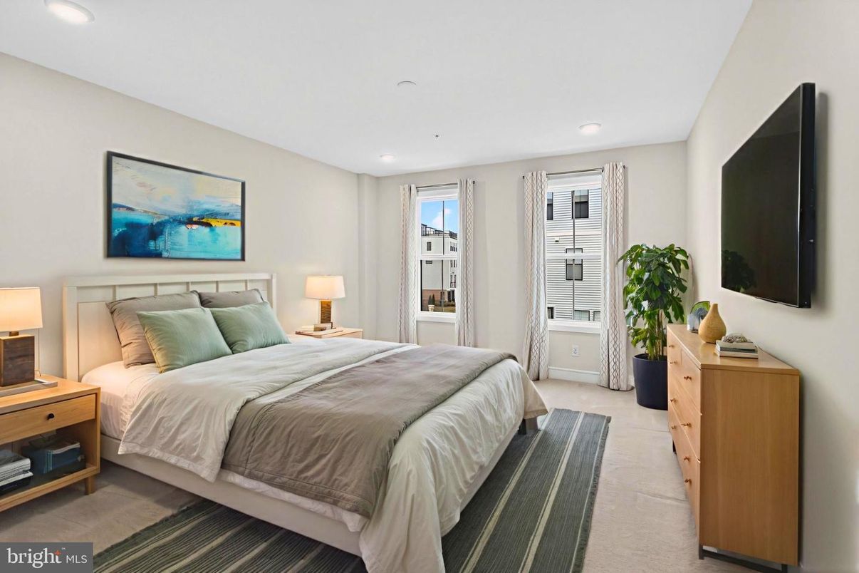 Bedroom, Interior, Recessed Lighting