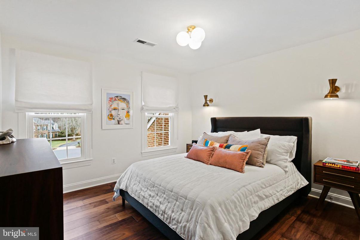 Bedroom, Interior, Wood Texture Flooring