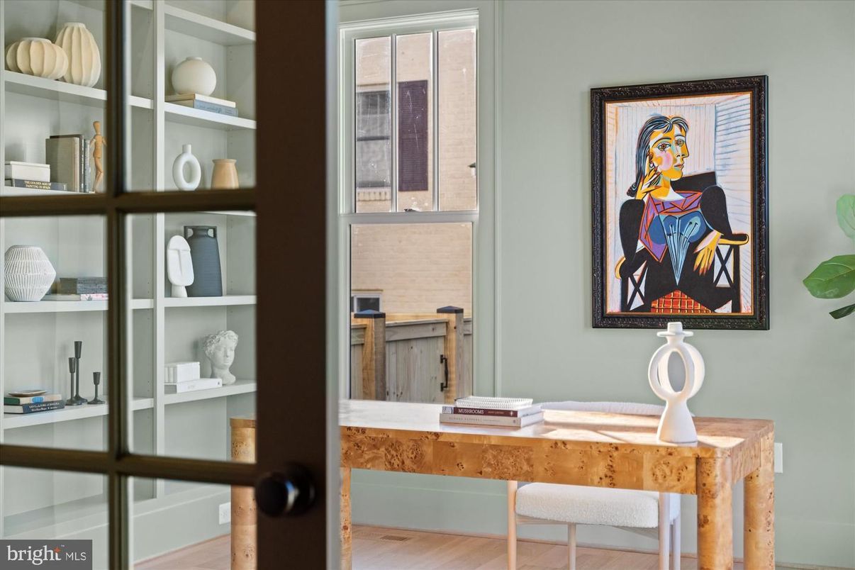 Home Office, Interior, Wood Texture Flooring