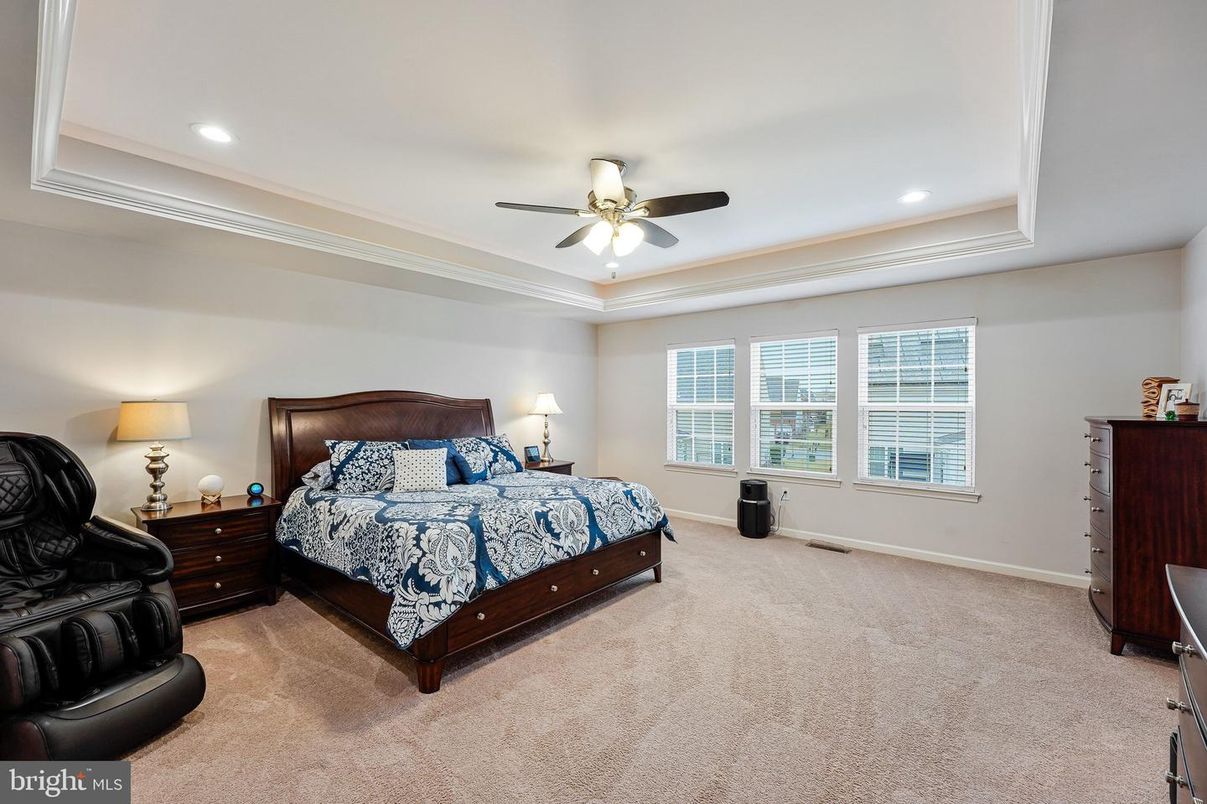 Bedroom, Interior, Recessed Lighting