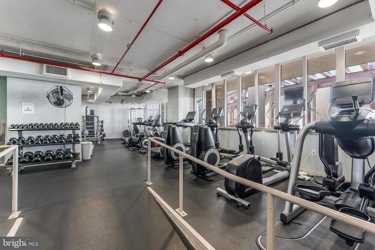 Fitness Equipment, Gym, Interior