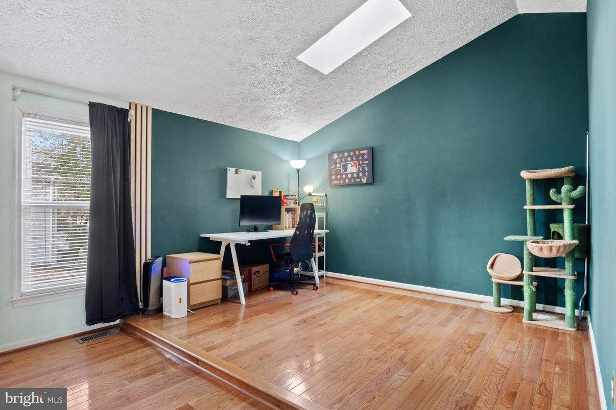 Home Office, Interior, Wood Texture Flooring